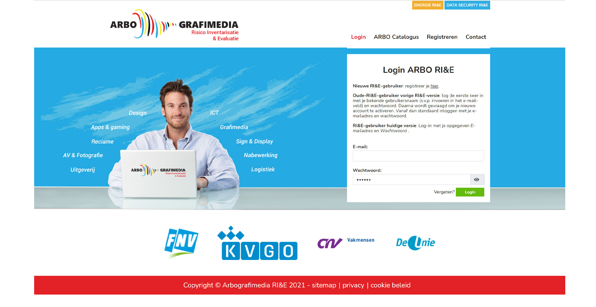 Dienstencentrum ARBO RI&E login